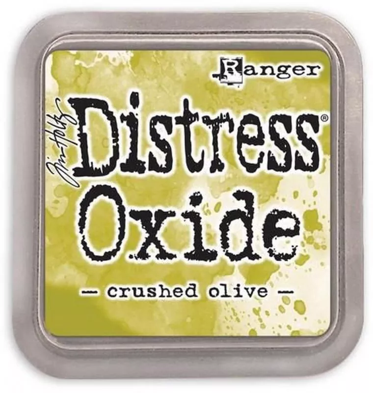 ranger distress oxide Crushed Olive tim holtz