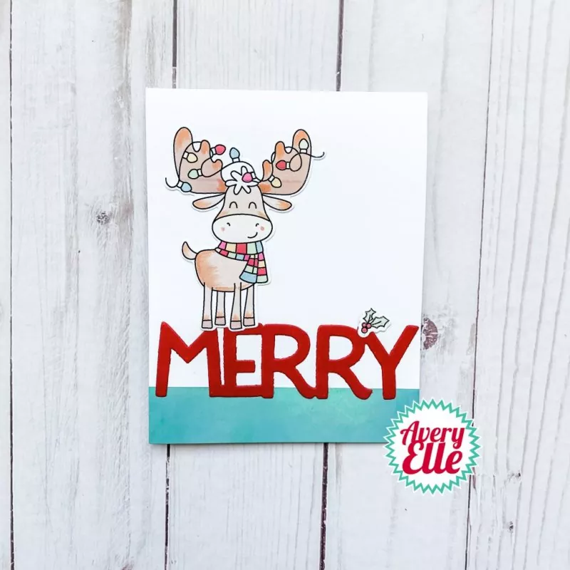Christmas Critters avery elle clear stamps