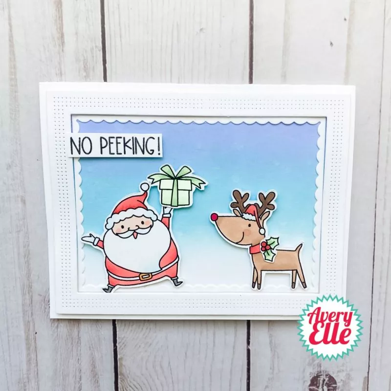 Ho-Ho-Holiday avery elle clear stamps 1