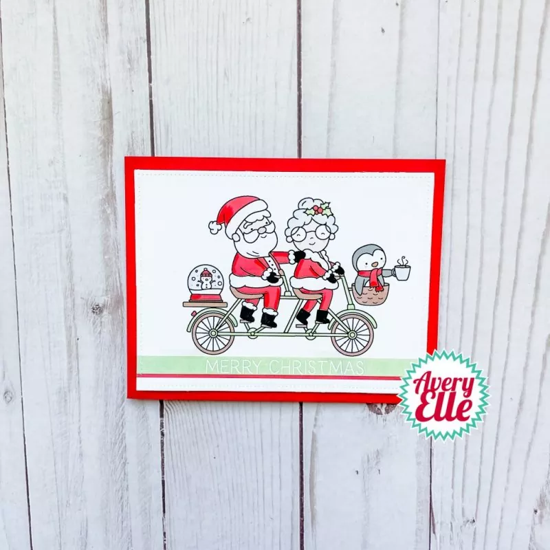 Mr. & Mrs. Claus avery elle clear stamps