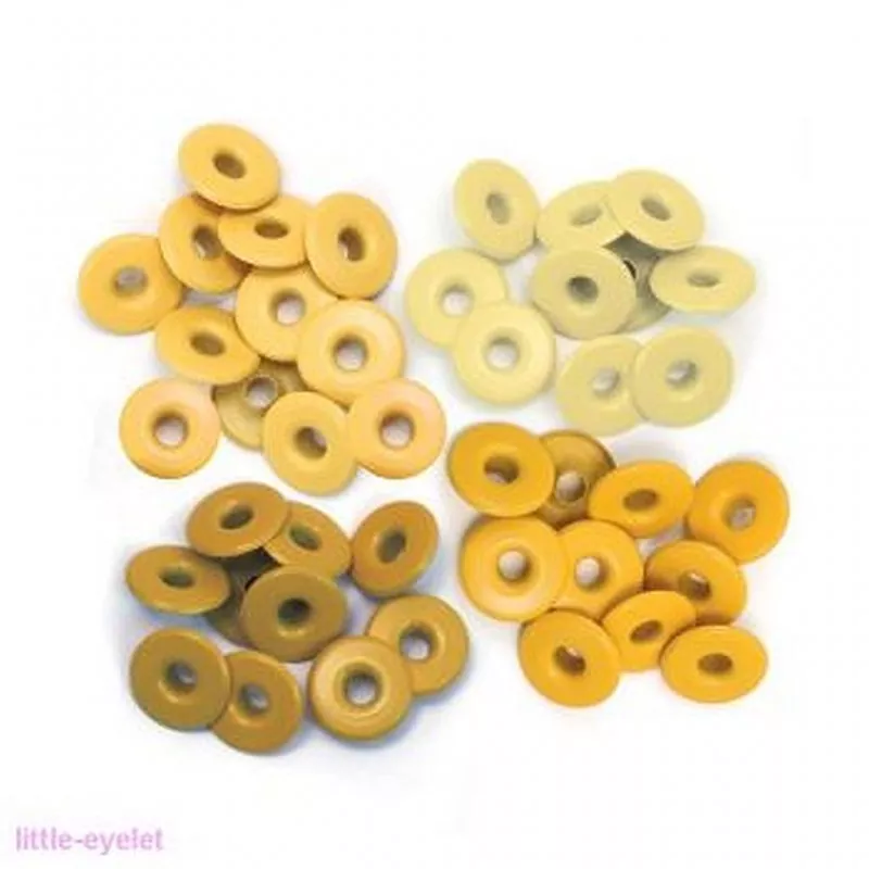 eyelets wide Yellow we r memory keepers