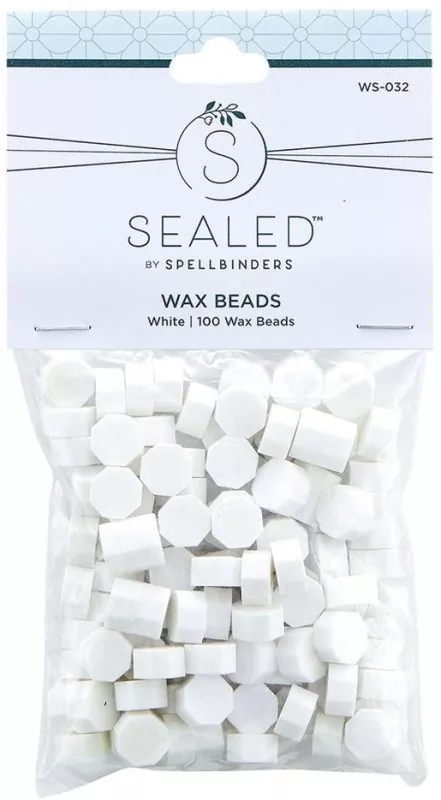 Wax Seal Beads Set White Siegelwachs Spellbinders
