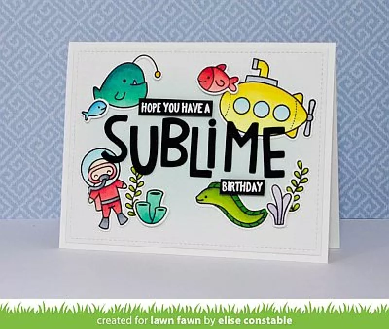 YouAreSublime Lawn Fawn Stempelwunderwelt Stamps Dies 1
