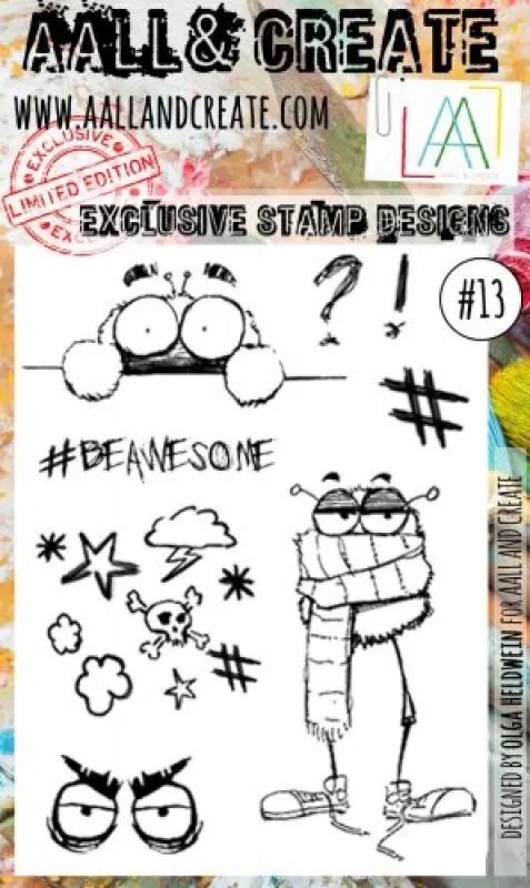 aall create clear stamp 13