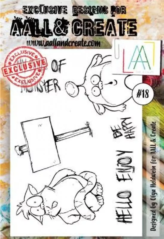 aall create clear stamp 18