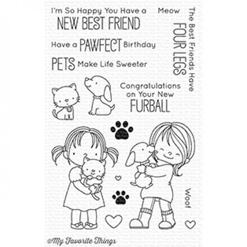 bb 52 my favorite things clear stamps new best friend