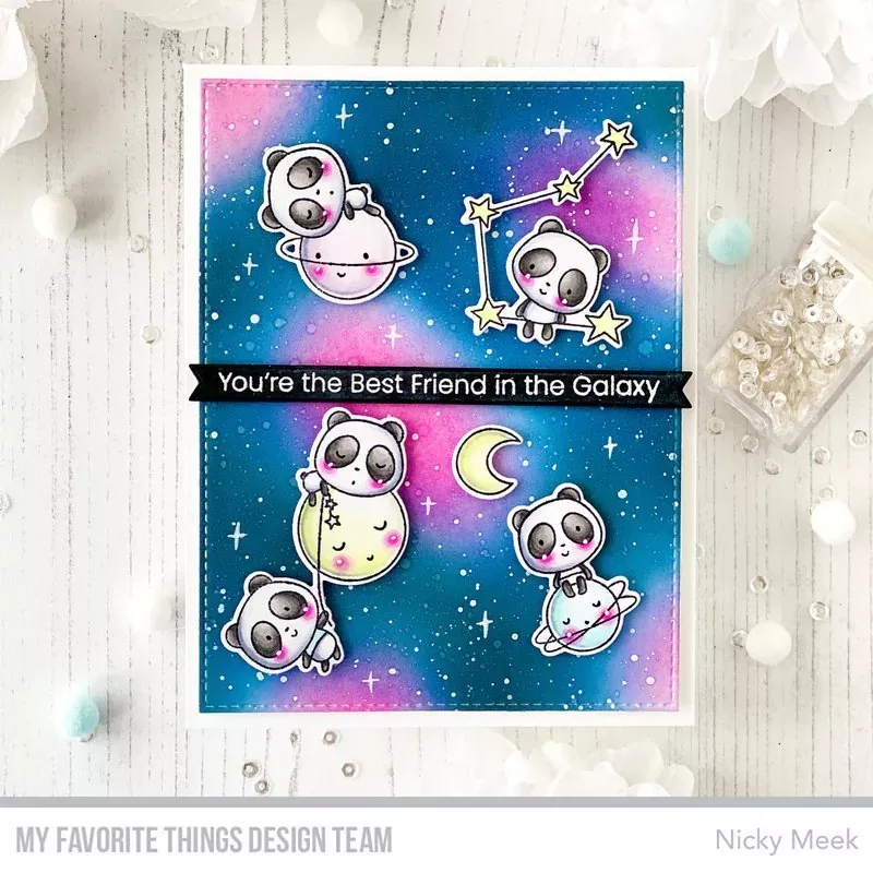 Best Friends in the Galaxy Clear Stamps My Favorite Things Projekt 1