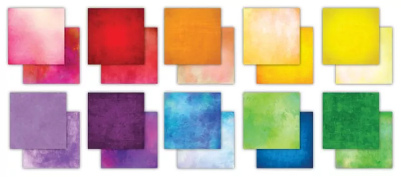 Craft Consortium - Over the Rainbow 6"x6" inch paper pad 1