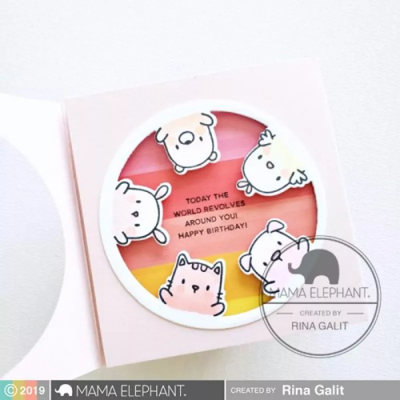 circle of friends clear stamps mama elephant 1