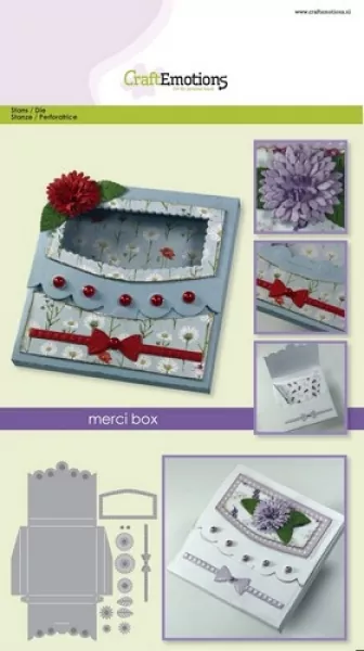 craftemotions die merci box card a5 box 115633 1503