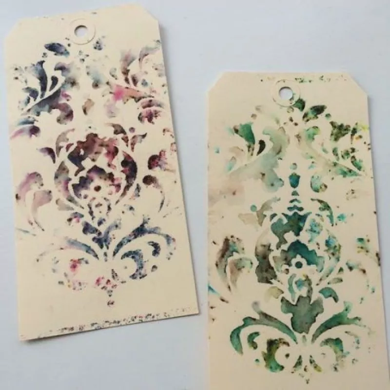 cs18 paperartsy infusions dye stain green man card4