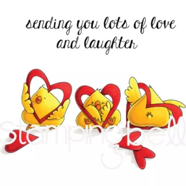 eb627 stamping bella Rubber stamps hearty chicks 2
