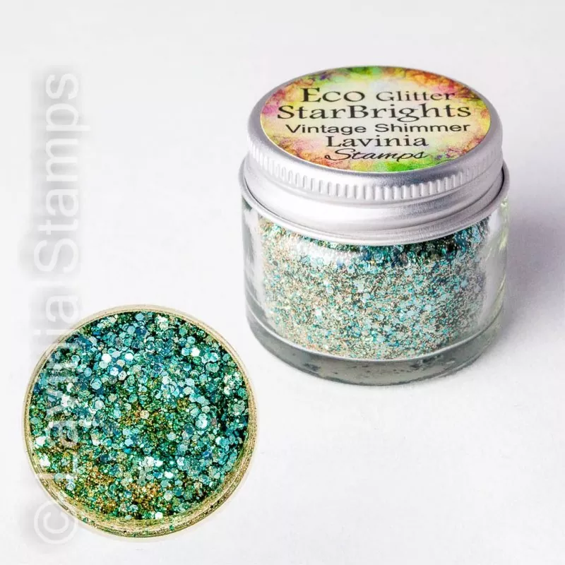 Vintage Shimmer Eco Glitter Star Brights Lavinia
