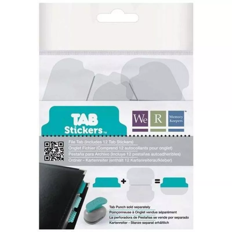 file tab adhesives stickers we r memory keepers