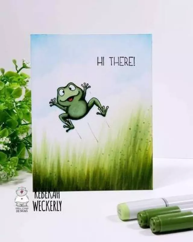 frogs froesche clear stamps deutsch Gerda Steiner Designs designs