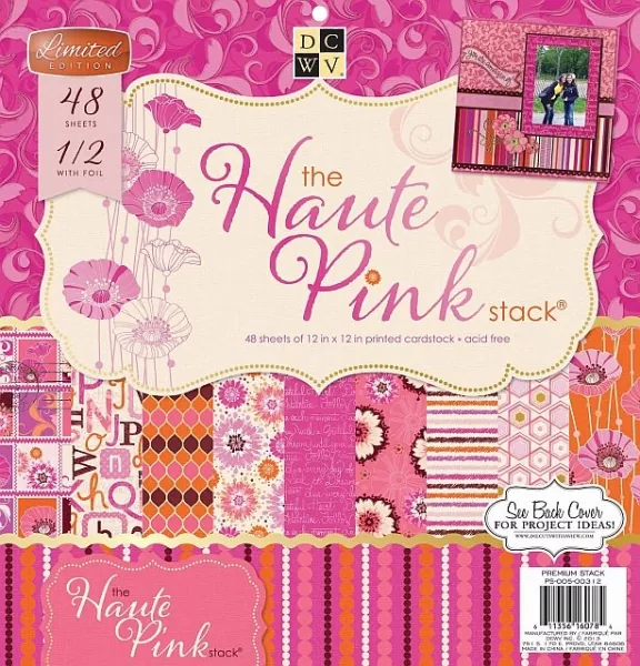 DCWV The Haute Pink stack