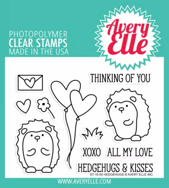 hedgehugs clearstamps Avery Elle st1650