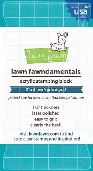 acrylblock 3x6 Lawn Fawn LF1044
