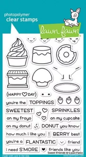 lf1551 lawn fawn clear stamps sweet friends