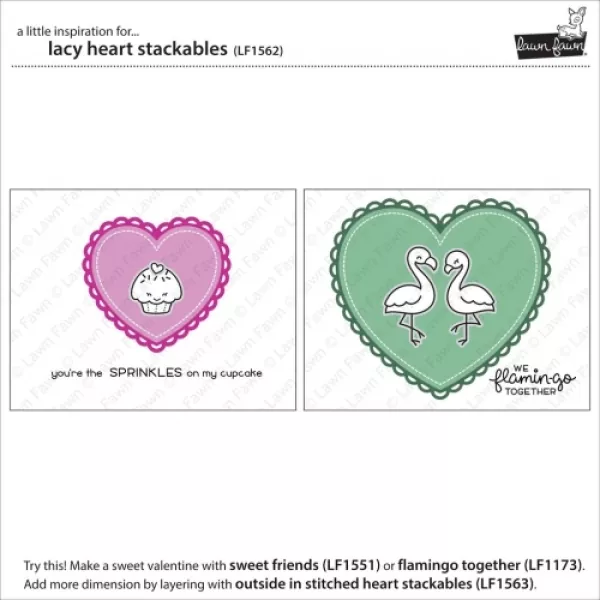 lf1562 lawn fawn cuts lacy heart stackables example