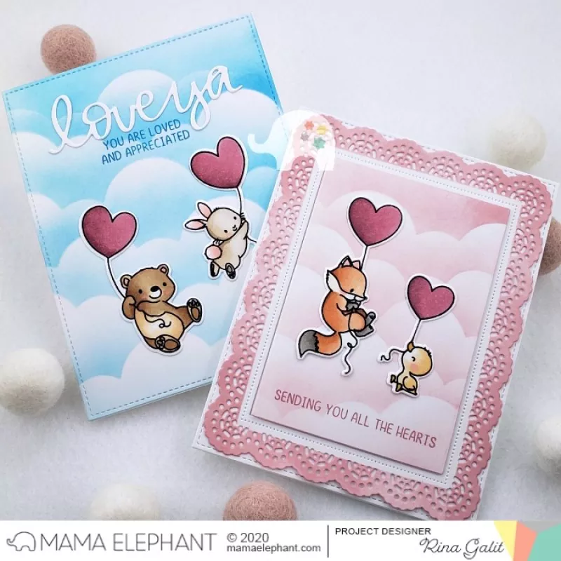 Up With Love Clear Stamps Mama Elephant 1
