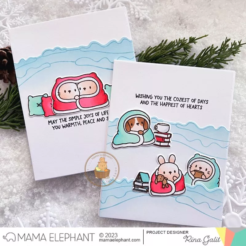 Keep Cozy Clear Stamps Stempel Mama Elephant 1
