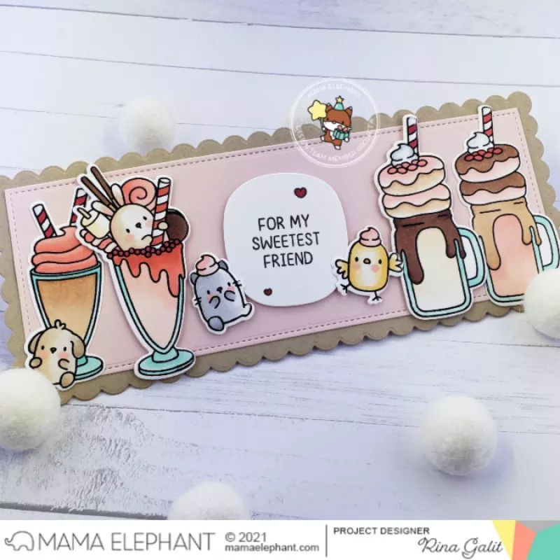 Milkshake Clear Stamps Mama Elephant 1