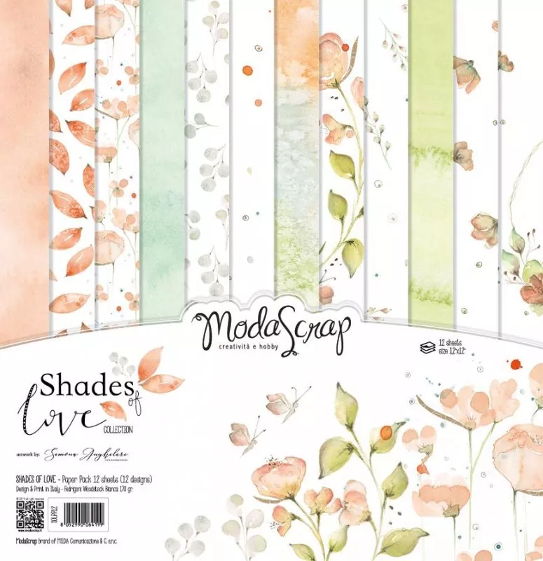 modascrap paperpack shades of love solpp12
