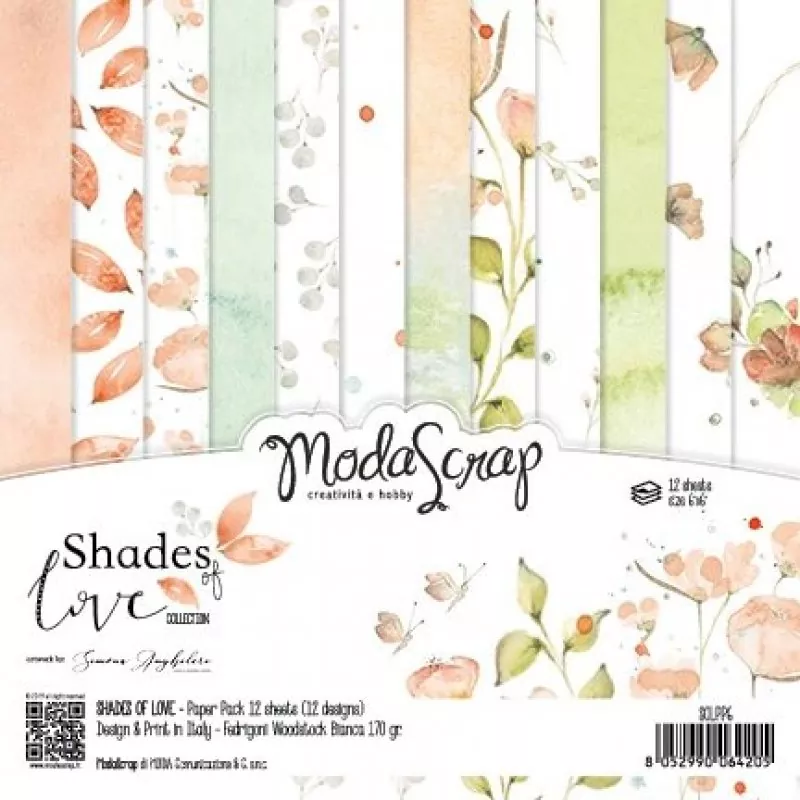 modascrap paperpack shades of love solpp6