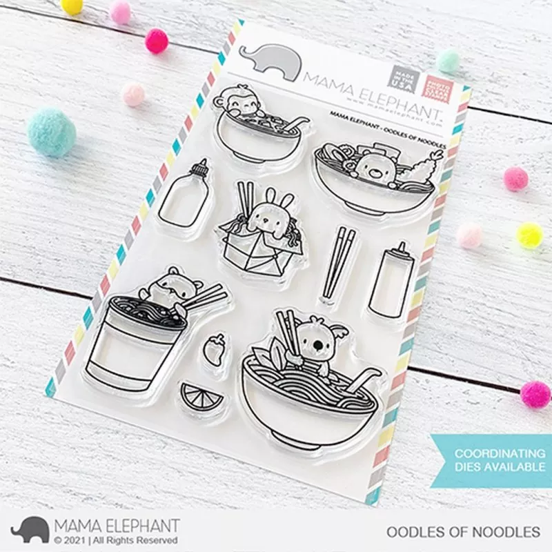 Oodles of Noodles Clear Stamps Stempel Mama Elephant