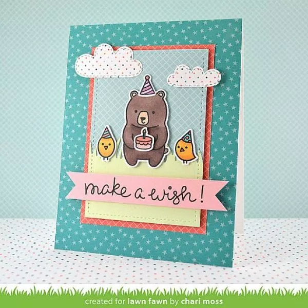 PartyAnimals5 clearstamps Lawn Fawn