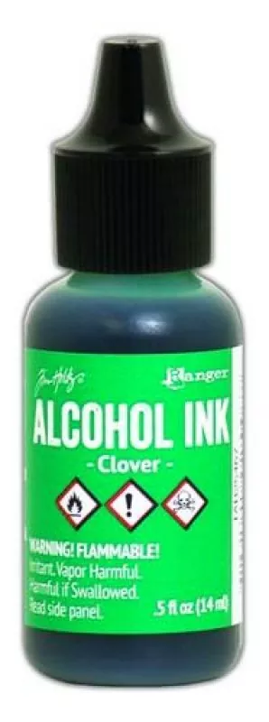 ranger alcohol ink 15 ml clover tab25467 tim holtz