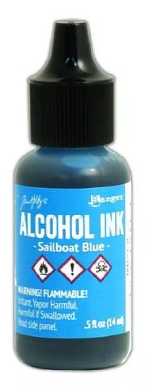ranger alcohol ink 15 ml sailboat blue tab25535 tim holtz