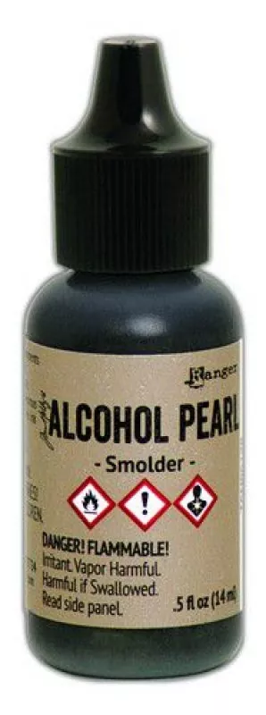 ranger alcohol ink pearl 15 ml smolder tan65128 tim holtz