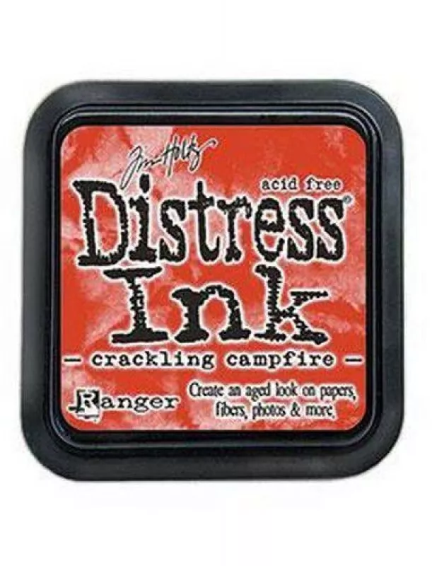 ranger distress inks pad crackling campfire tim holtz