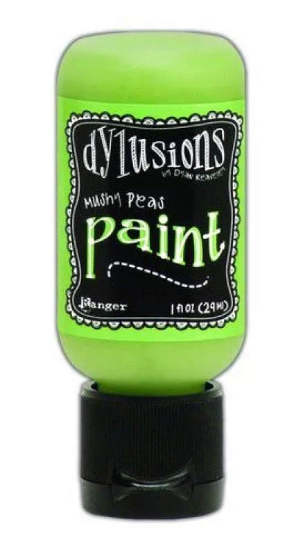 Mushy Peas Dylusions Paint Flip Cap Bottle Ranger
