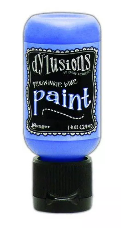 Periwinkle Blue Dylusions Paint Flip Cap Bottle Ranger
