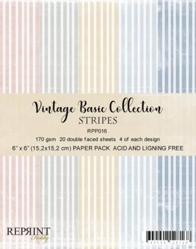 reprint stripes basic 6x6 inch collection pack rrp
