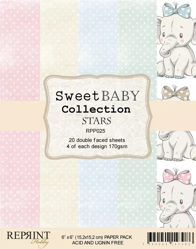 Sweet Baby Stars 6x6 Paper Pack Reprint