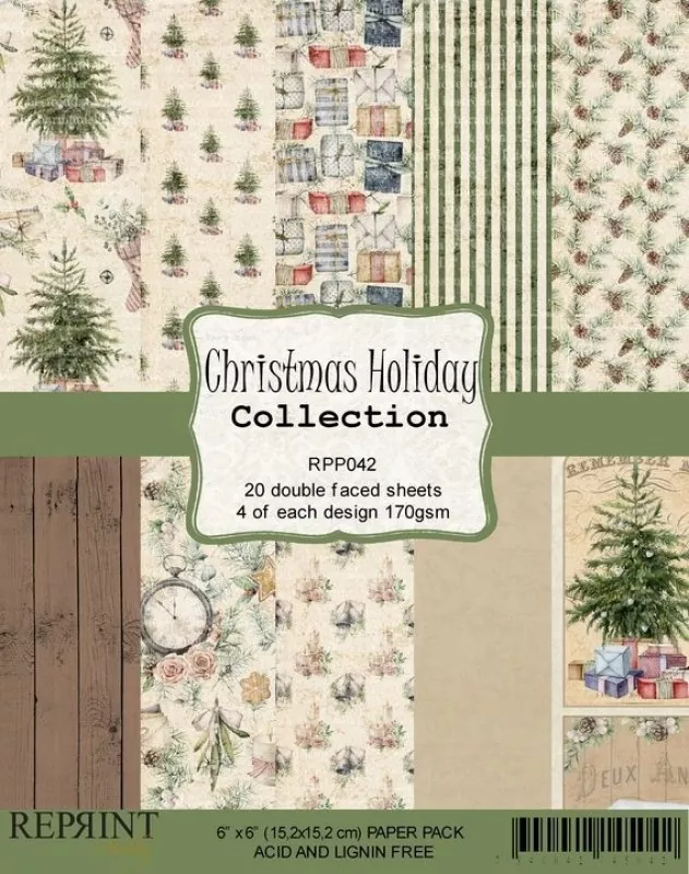 Christmas Holiday Collection collection 6x6 inch paper pack