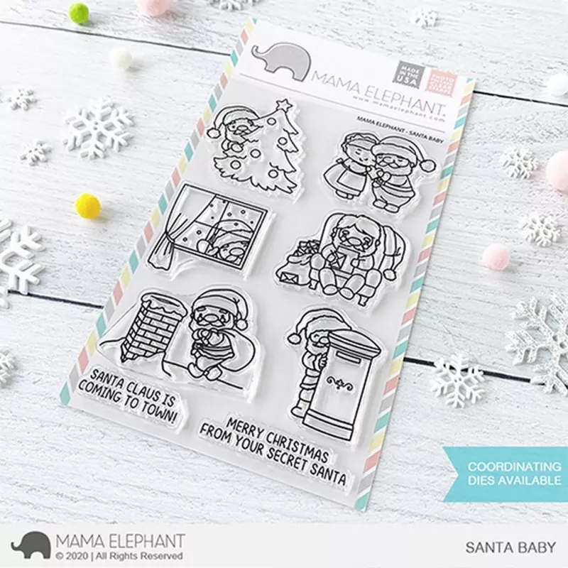 Santa Baby Clear Stamps Mama Elephant