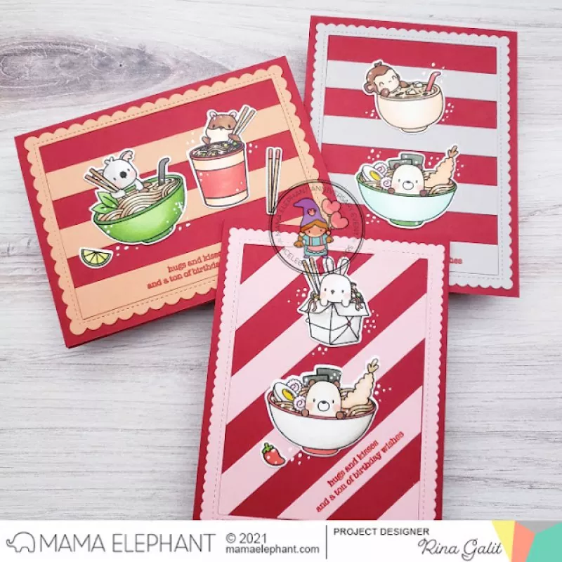 Oodles of Noodles Clear Stamps Mama Elephant 2