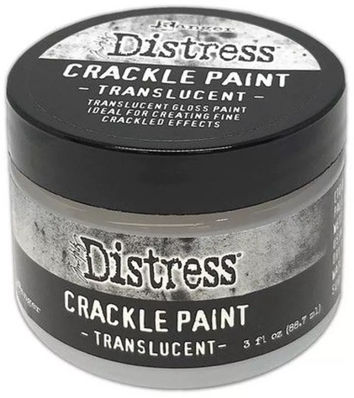 distress crackle paint Translucent ranger Tim Holtz