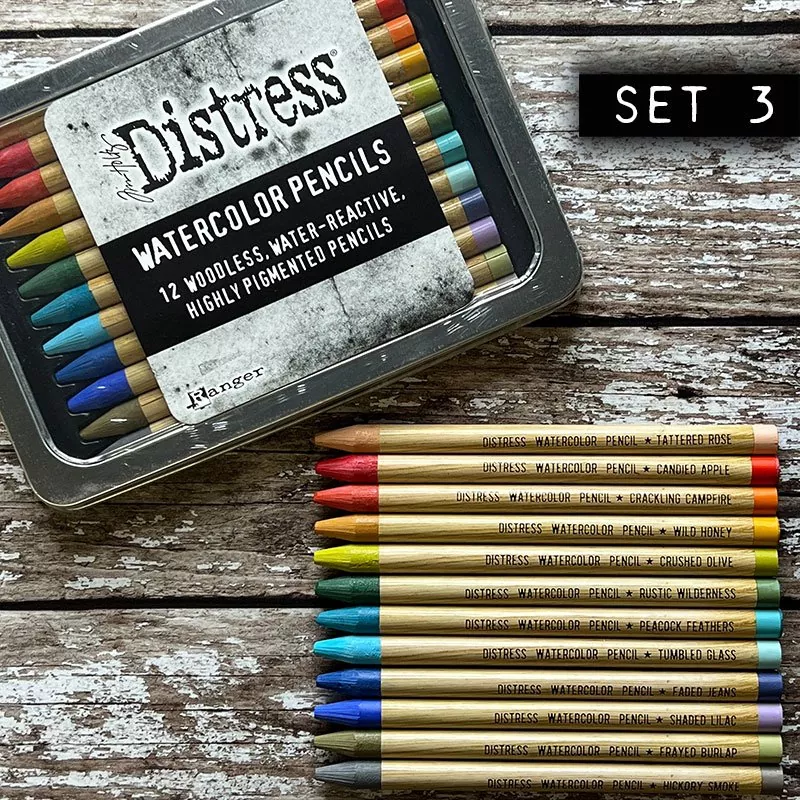 tim holtz distress watercolor pencils Set 3 ranger 2