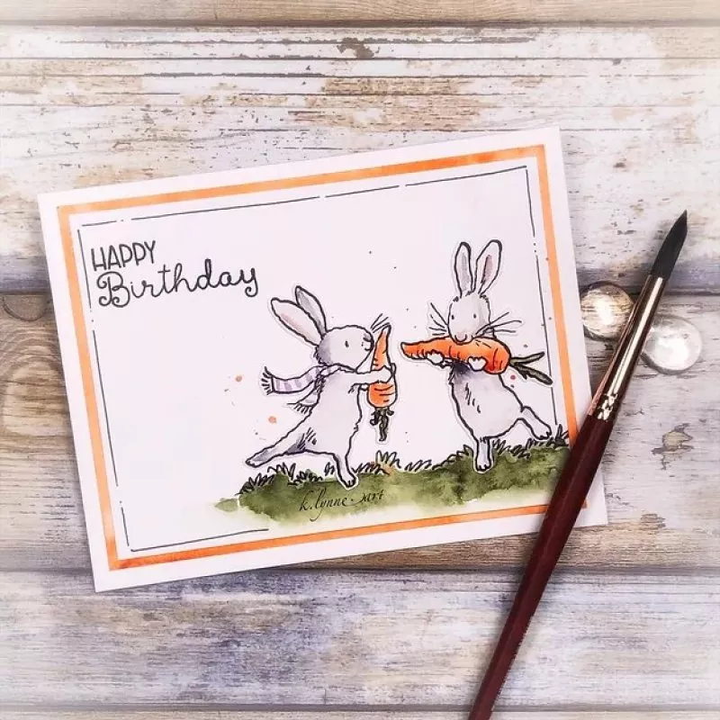 Veg Out! Clear Stamps Colorado Craft Company by Anita Jeram 3