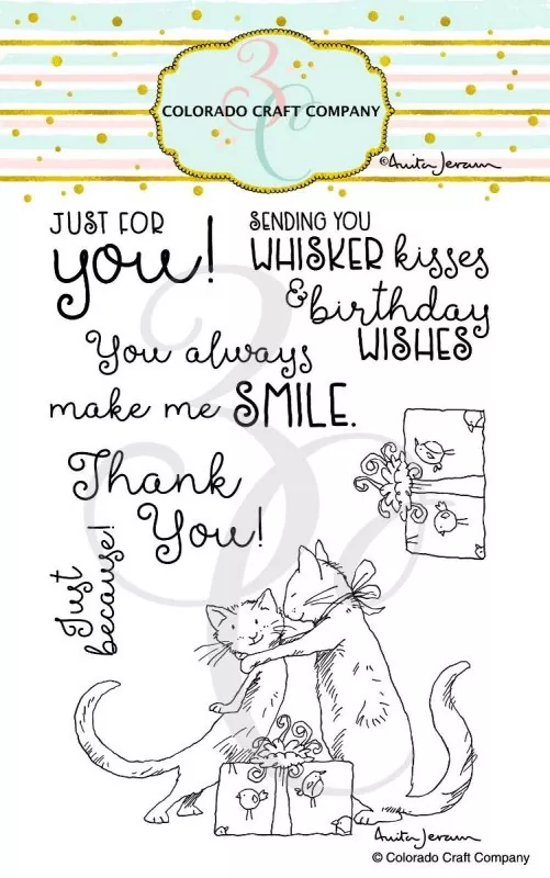 Whisker Kisses Clear Stamps Stempel Colorado Craft Company by Anita Jeram
