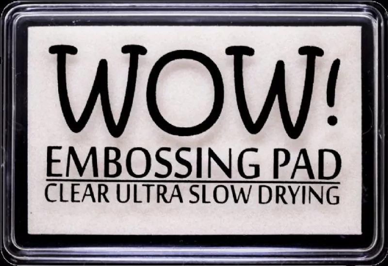 wow clear ultra slow drying embossing pad