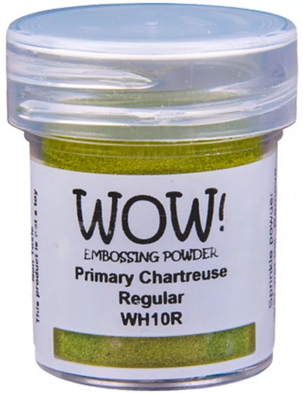 wow embossing powder primary chartreuse