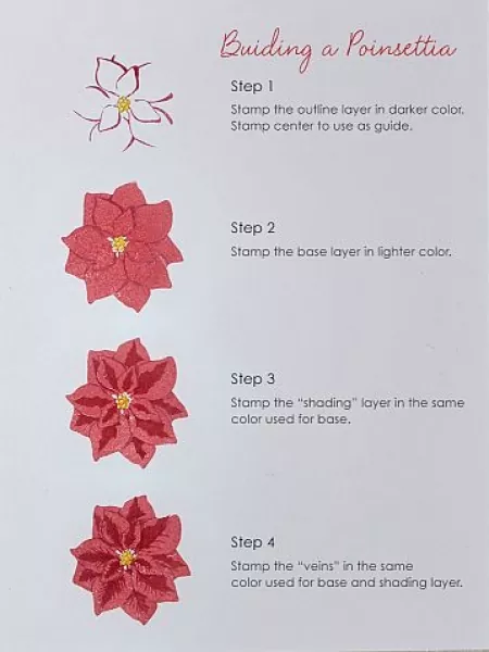 pretty poinsettias wplus9 clear stamps 2