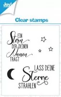 Sterne Text DE 2 - Stempel - Joycrafts
